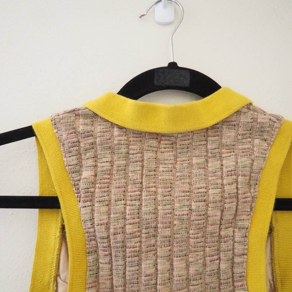 !! BDG Urban Outfitters Ziggy Collared Notch Neck Sleeveless Tank Top sz S - Picture 7 of 7